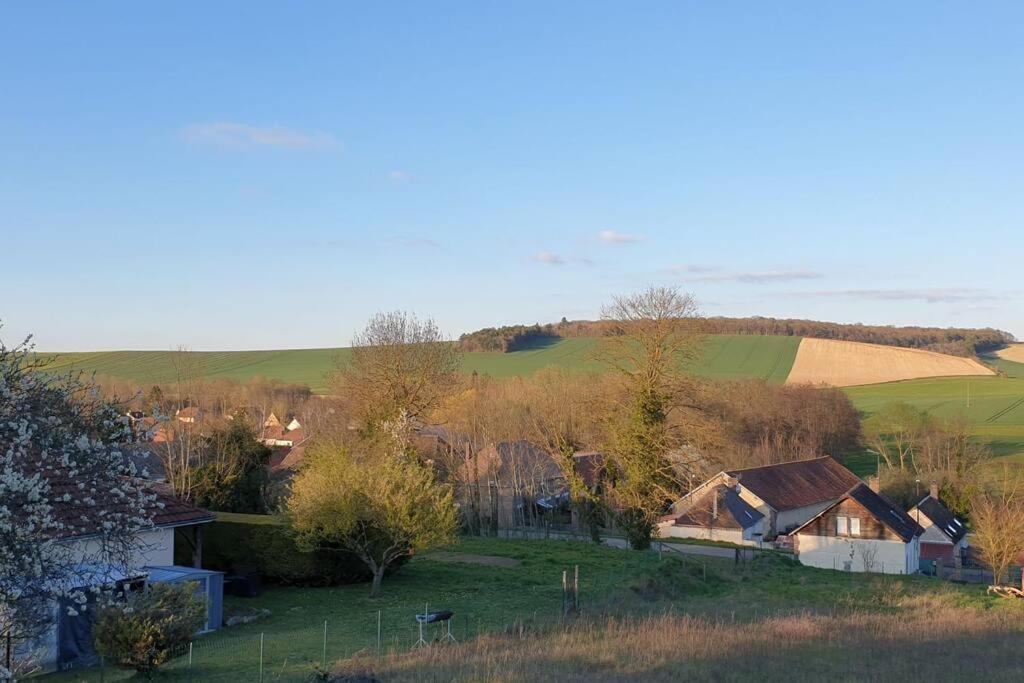 Le Bellevue A 1 H 30 De Paris Et 20 Km De Troyes Villa Estissac Eksteriør billede